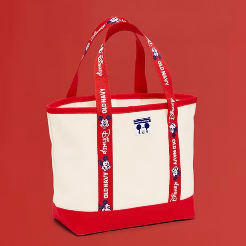 Old Navy X Disney Mickey Mini Tote Bag Canvas NWT - Picture 2 of 6